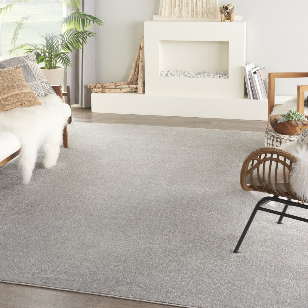 7' X 10' Gray Indoor Outdoor Area Rug - GreatEagleInc