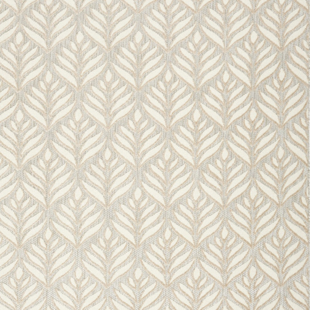 7' X 10' Ivory And Grey Floral Stain Resistant Non Skid Area Rug Homeroots Outdoor