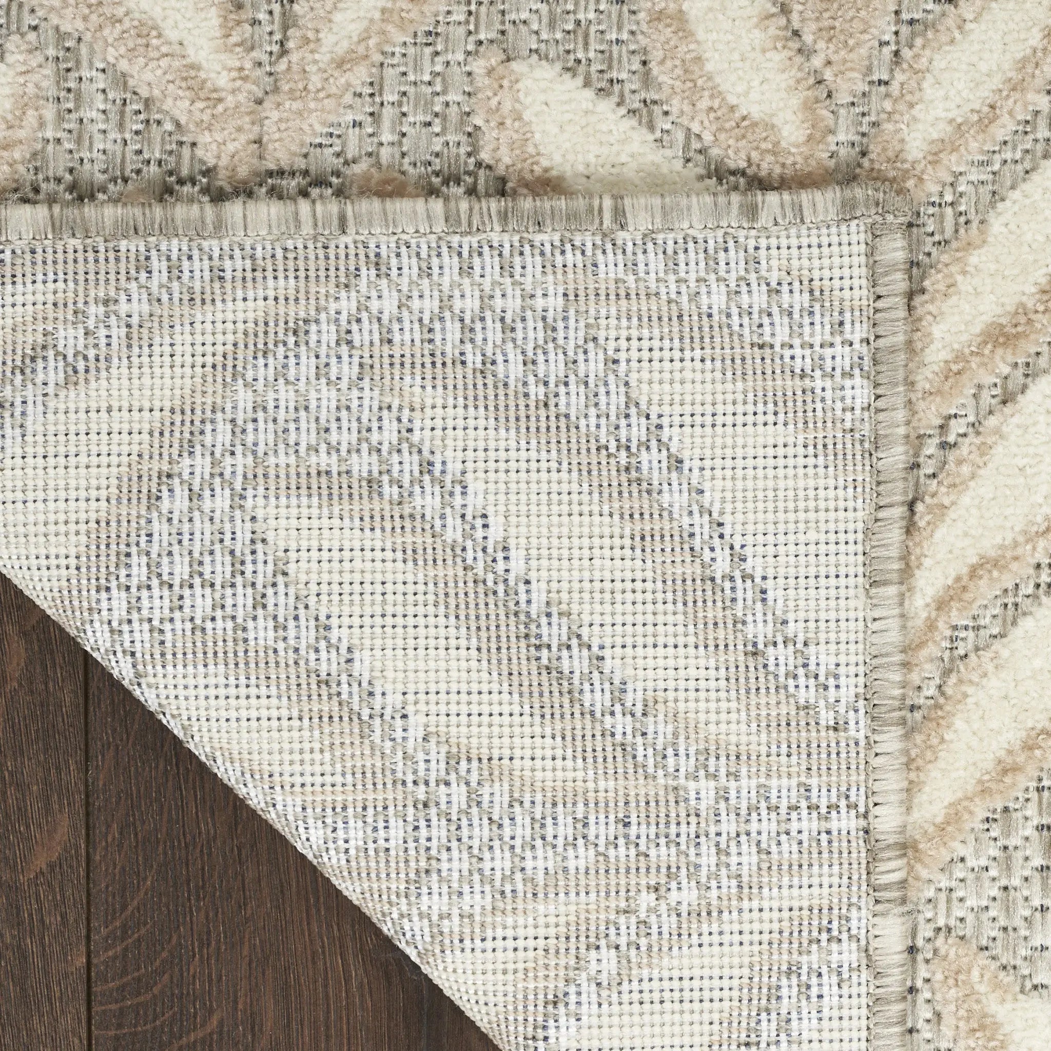 7' X 10' Ivory And Grey Floral Stain Resistant Non Skid Area Rug Homeroots Outdoor