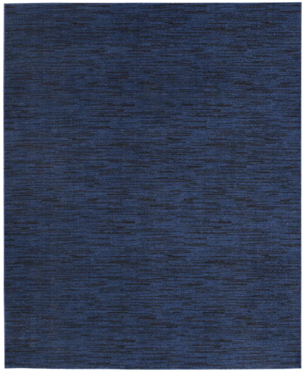 7' X 10' Midnight Blue Indoor Outdoor Area Rug - GreatEagleInc