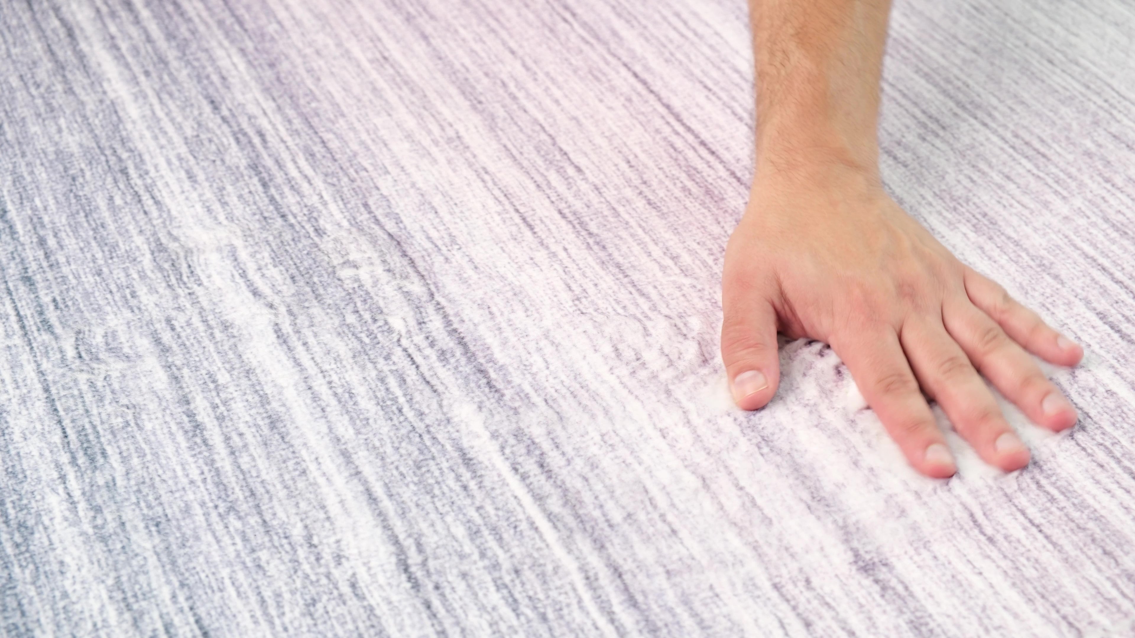 7' X 10' Purple Abstract Area Rug Homeroots Home Decor