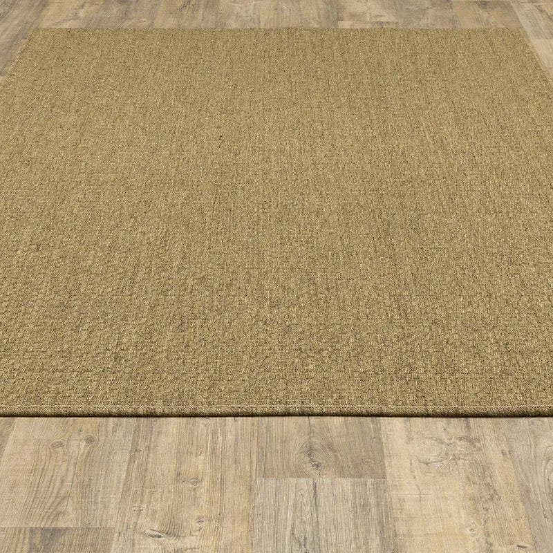 7' X 10' Tan Indoor Outdoor Area Rug Homeroots Outdoor