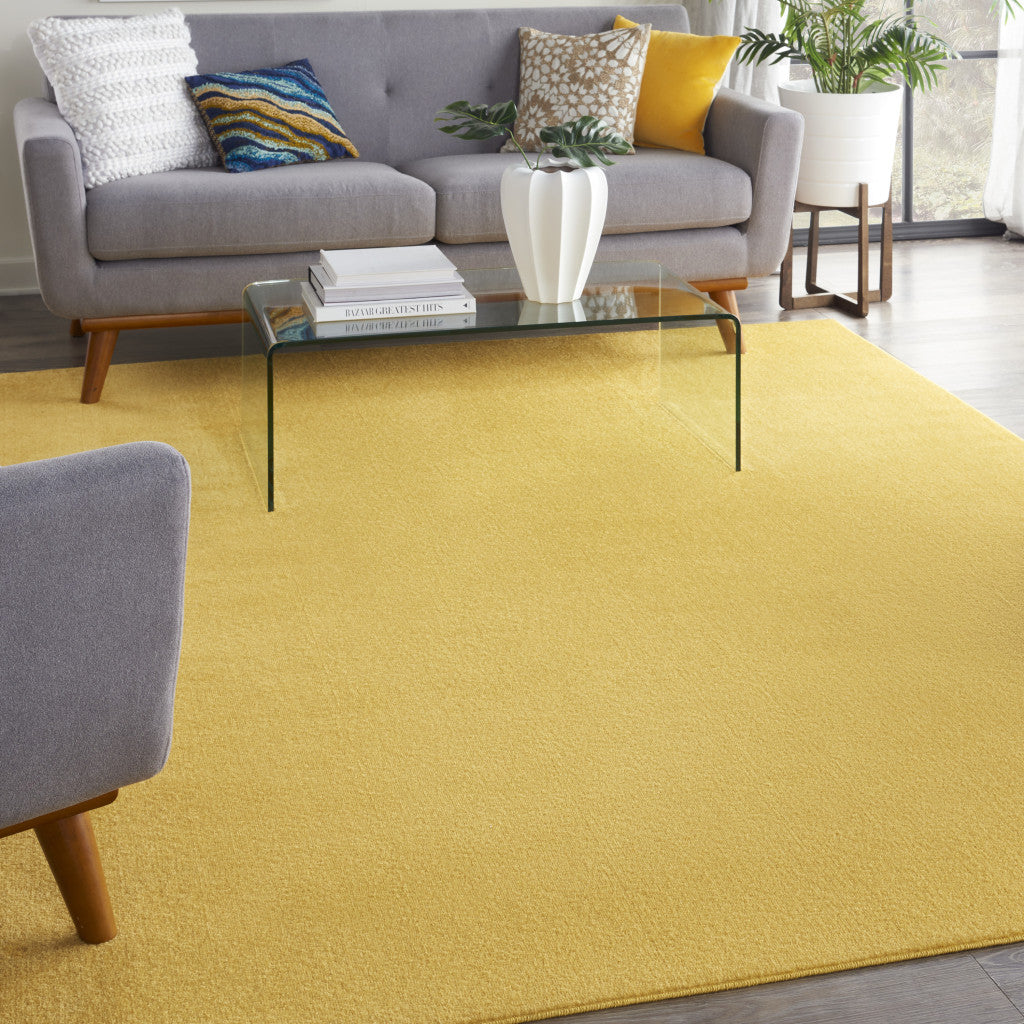 7' X 10' Yellow Indoor Outdoor Area Rug - GreatEagleInc