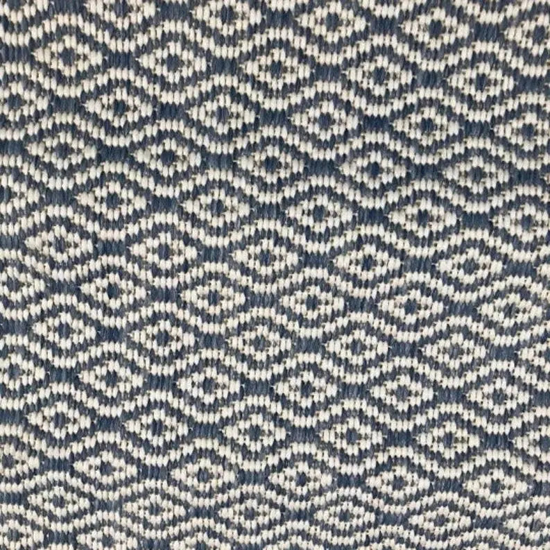 7x10 Feet Blue & White Geometric Outdoor Patio Area Rug Home Mart Goods