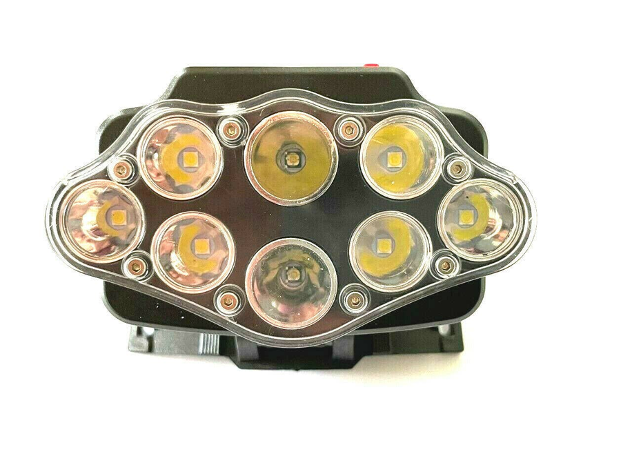 8 Led Ultra Bright Headlamp Head Light Flashlight Rechargeable Travel Outdoors Hashir Products