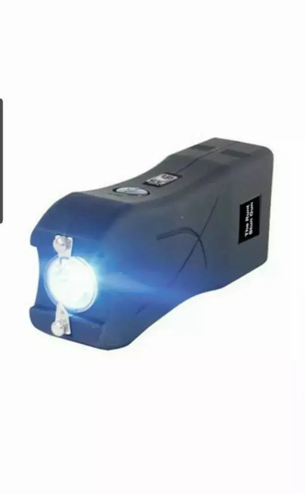 80 Million Volt Stun Bat With Flashlight Safety Technology