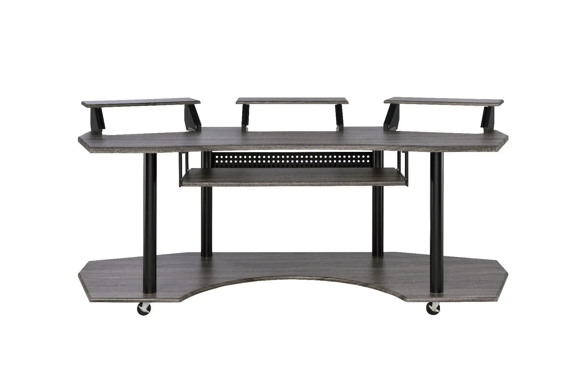 83" Black Music Recording Studio Desk Homeroots Office