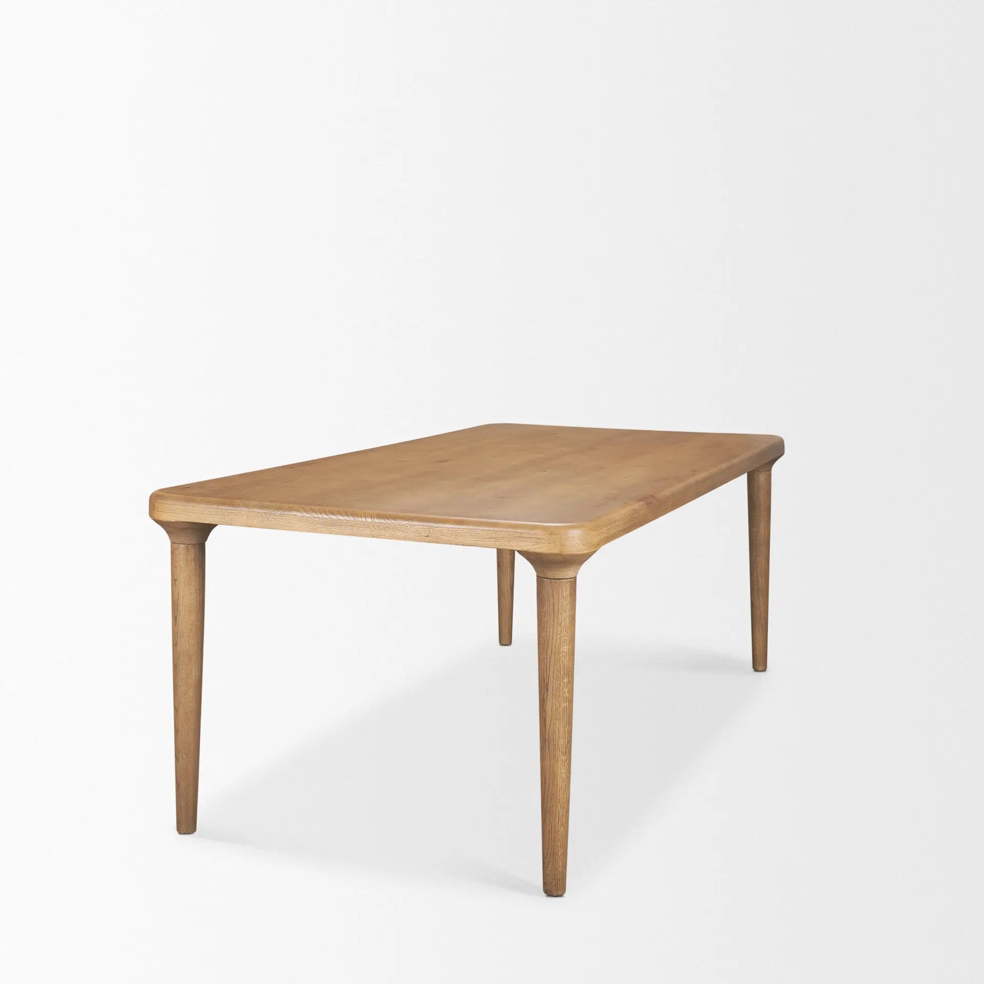 84" Brown Solid Wood Dining Table Homeroots Kitchen & Dining
