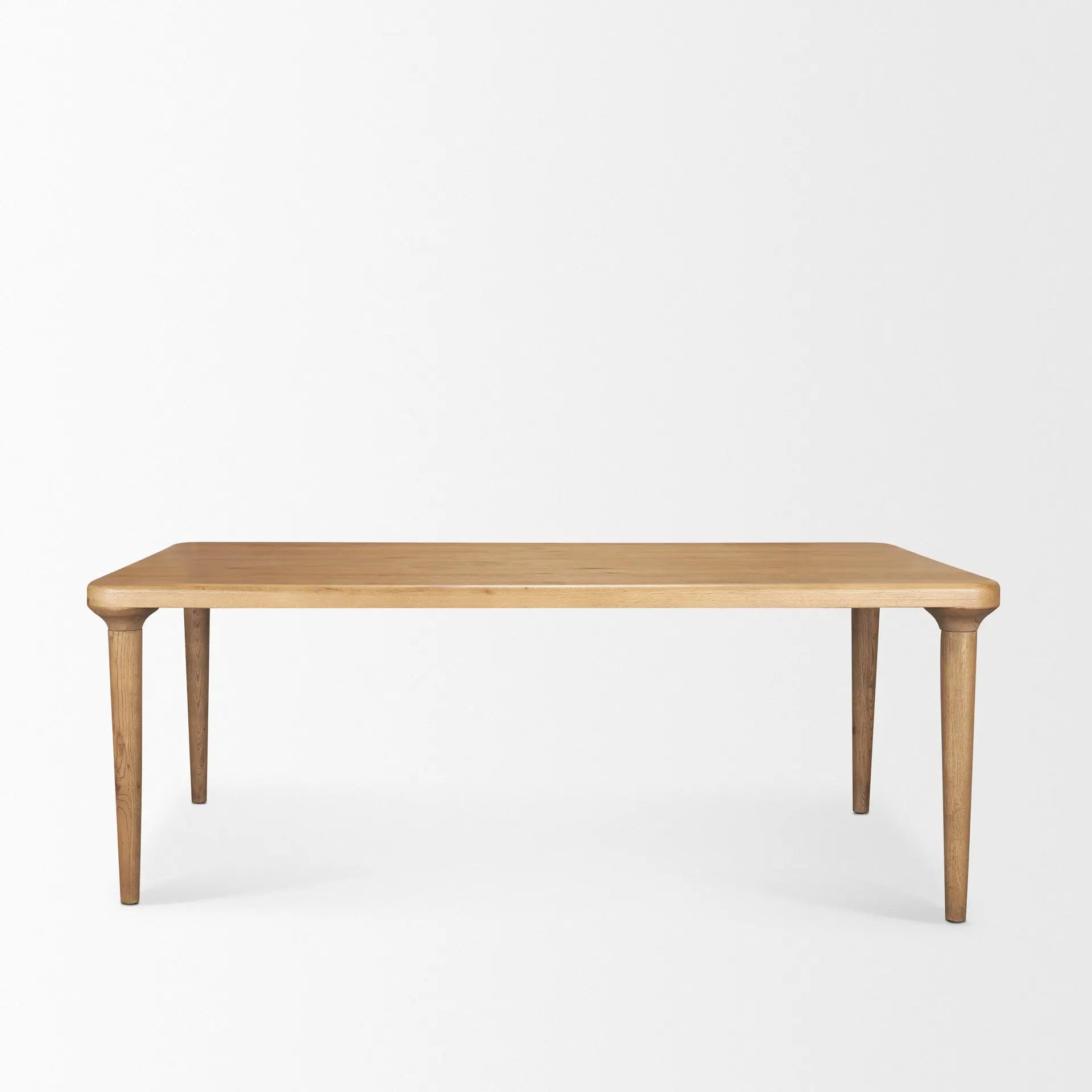 84" Brown Solid Wood Dining Table Homeroots Kitchen & Dining