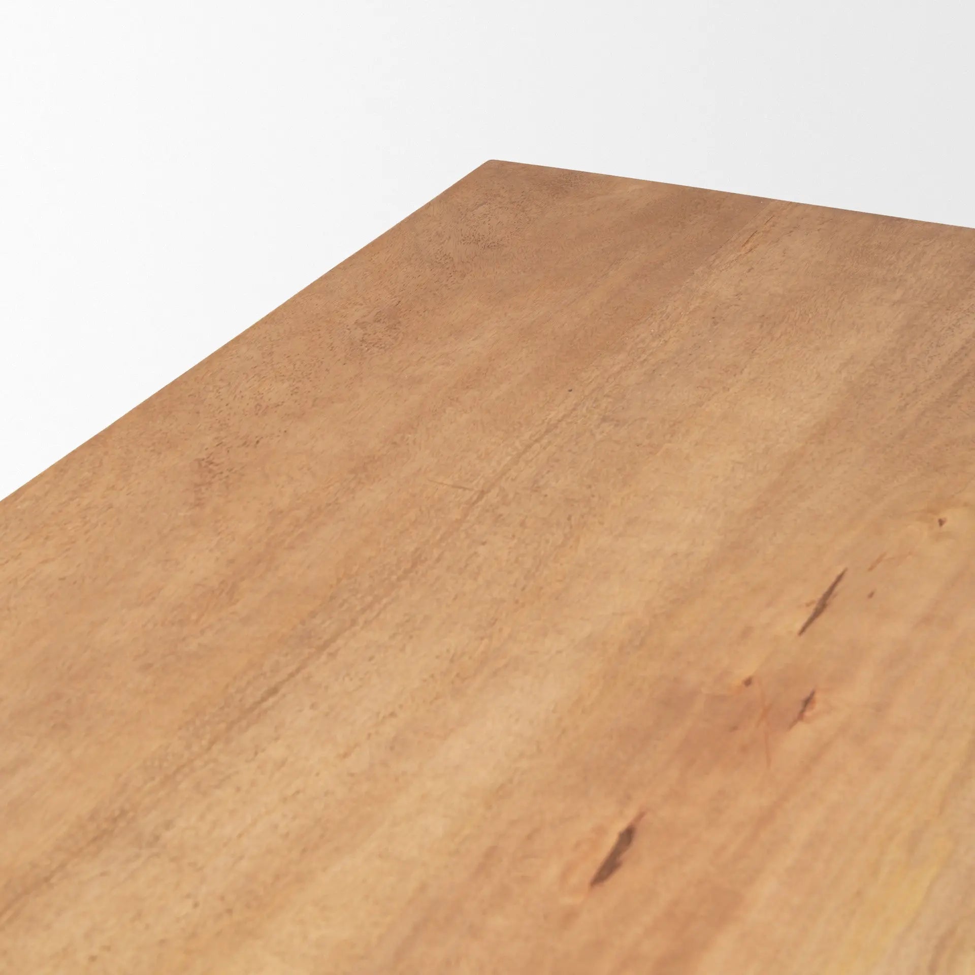 84" Brown Solid Wood Trestle Base Dining Table Homeroots Kitchen & Dining