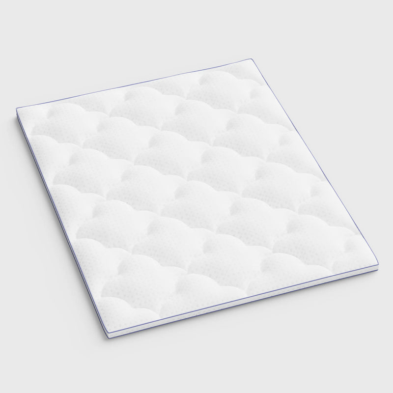 84" White Cotton Water Resistant Mattress topper with Removable Cover - GreatEagleInc
