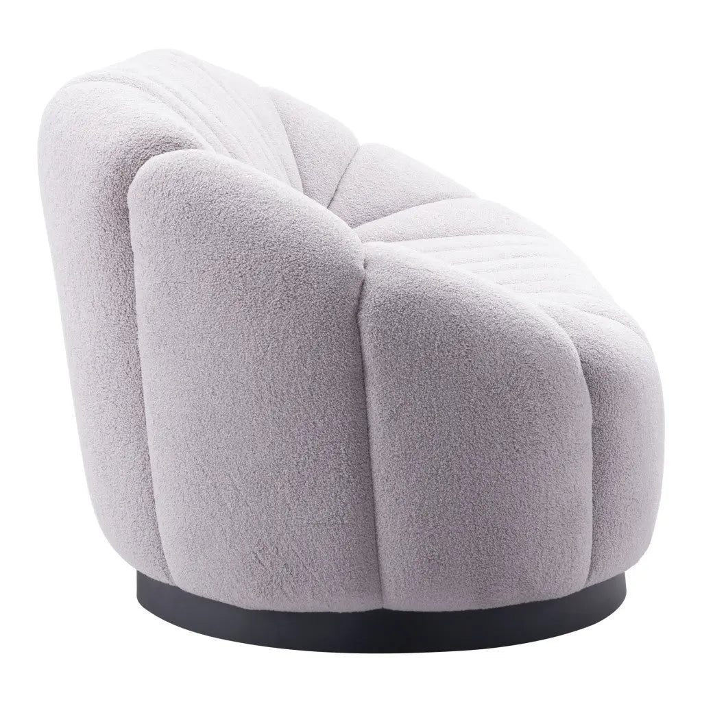 85" Gray Polyester Sofa Homeroots Living Room