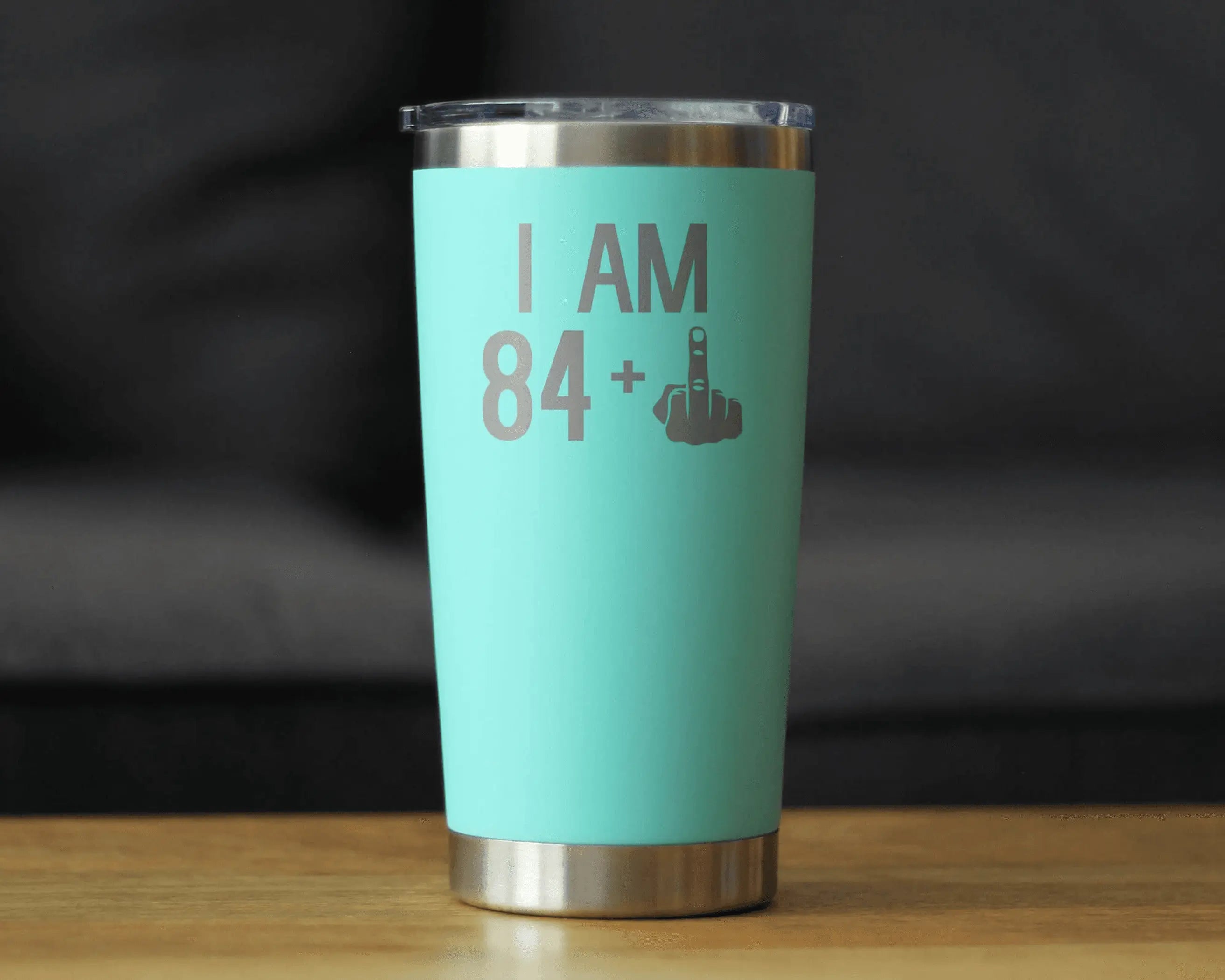 85th Birthday Gifts - Middle Finger Insulated Travel Tumbler Bevvee