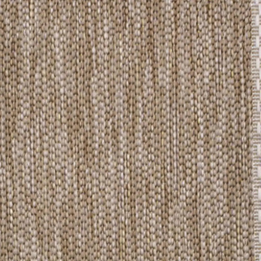 8' Beige And Cream Indoor Outdoor Runner Rug Homeroots Outdoor