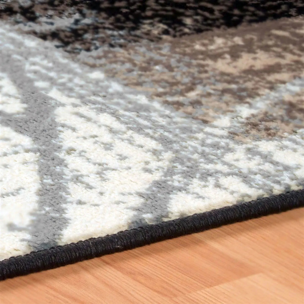 8' Beige Brown And Gray Floral Distressed Runner Rug Homeroots Home Decor