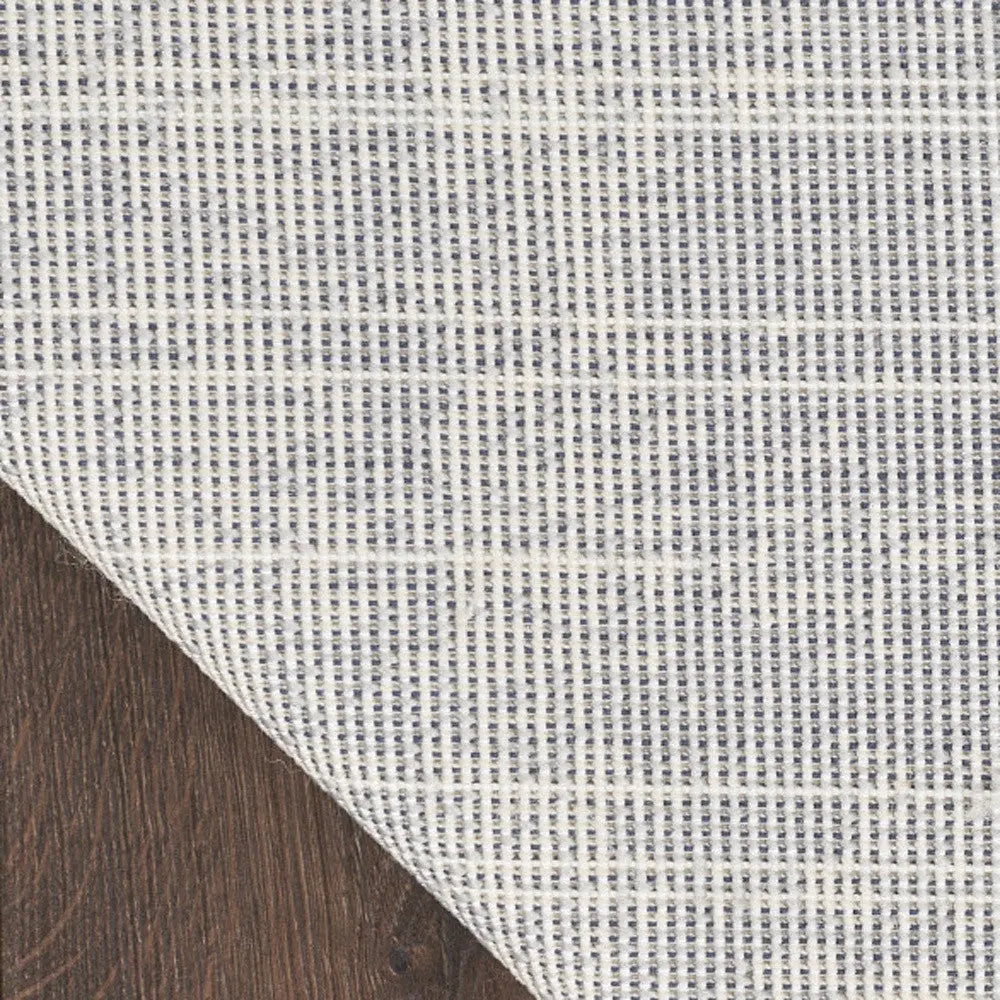 8' Gray And Beige Abstract Indoor Outdoor Runner Rug Homeroots Outdoor