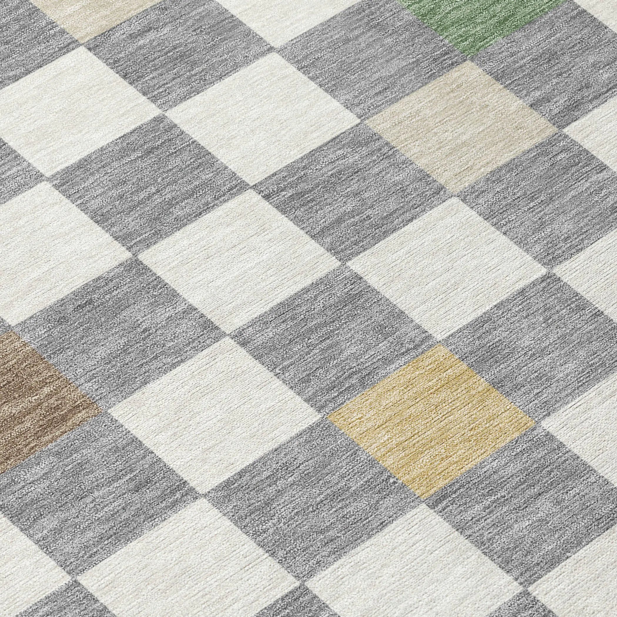 8' Gray And Beige Round Geometric Washable Indoor Outdoor Area Rug Homeroots Outdoor