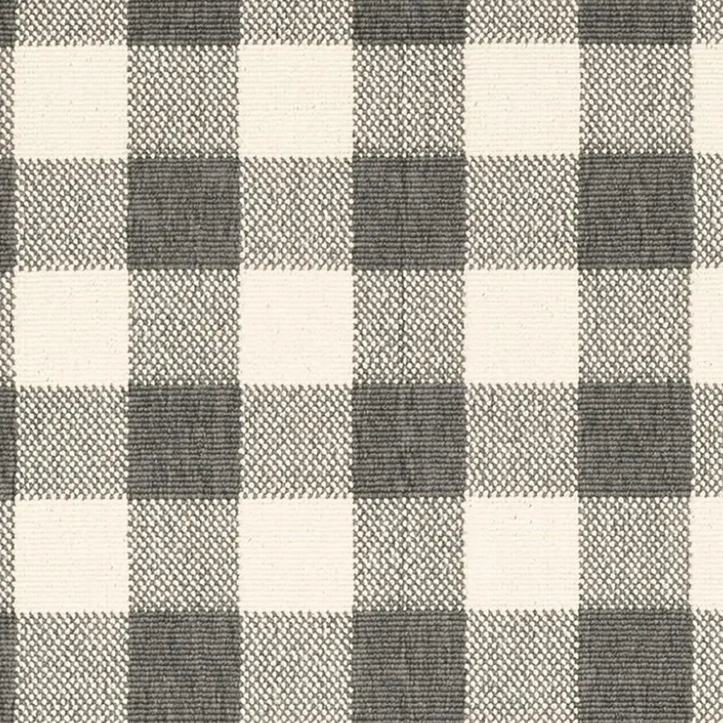 8' Gray And Ivory Indoor Outdoor Runner Rug Homeroots Outdoor