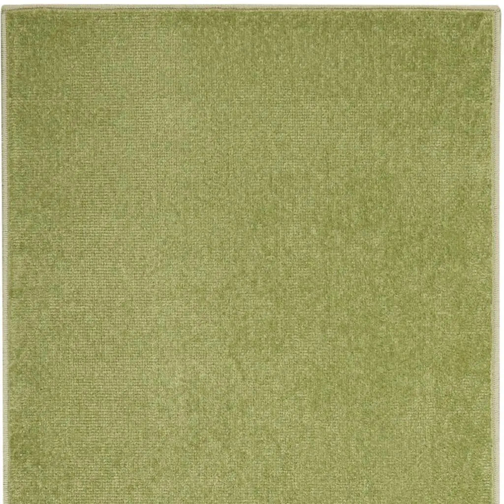 8' Green Indoor Outdoor Runner Rug - GreatEagleInc