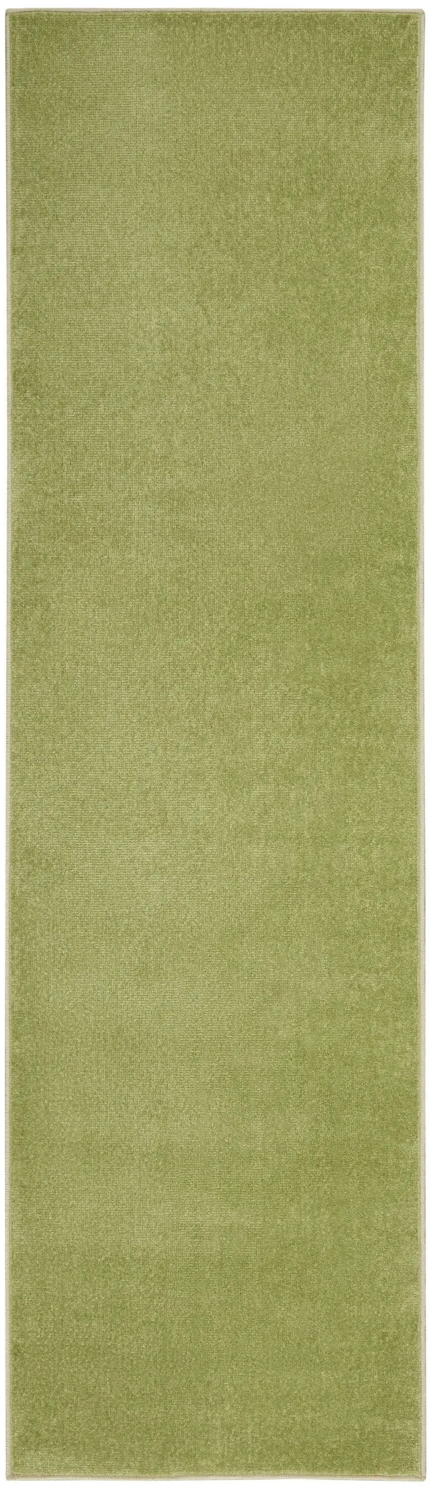 8' Green Indoor Outdoor Runner Rug - GreatEagleInc