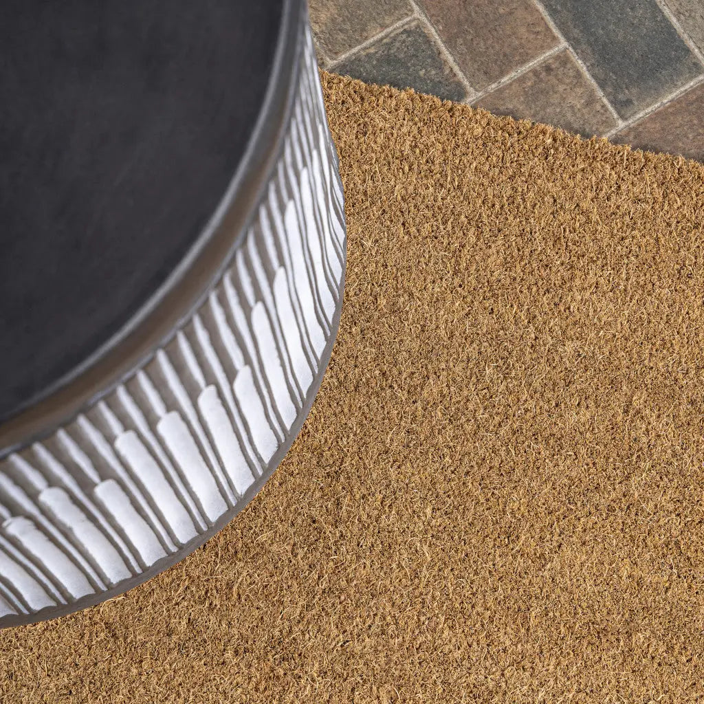 8' Light Brown Indoor Outdoor Runner Rug Homeroots Outdoor
