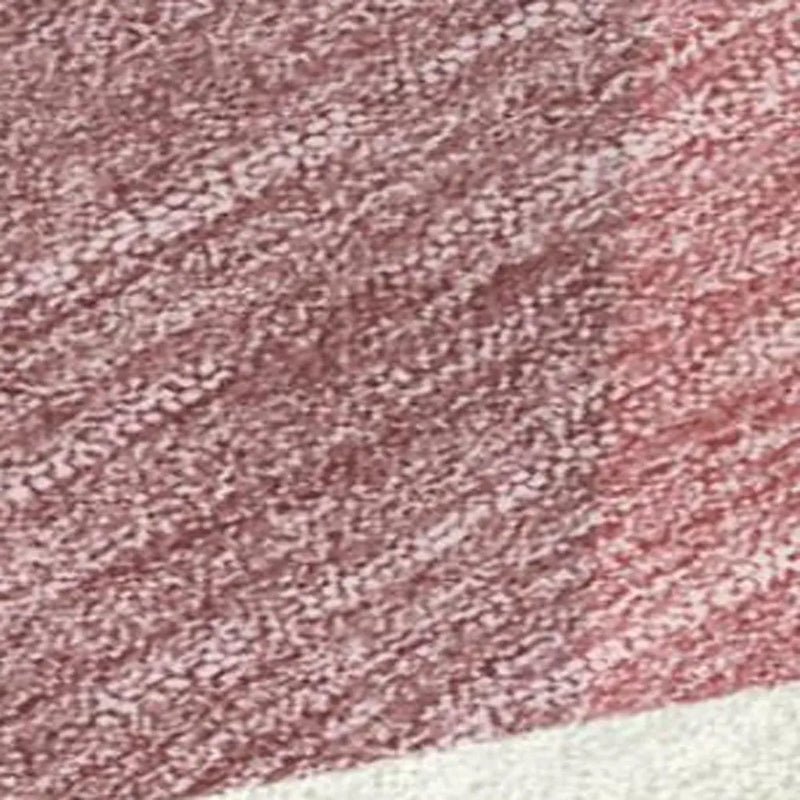 8' Mauve And Pink Round Geometric Washable Indoor Outdoor Area Rug Homeroots Outdoor