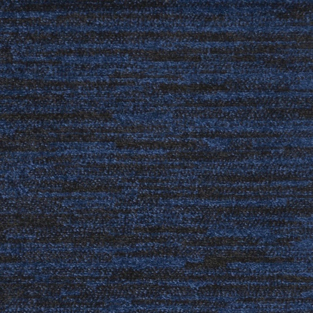 8' Midnight Blue Indoor Outdoor Runner Rug - GreatEagleInc