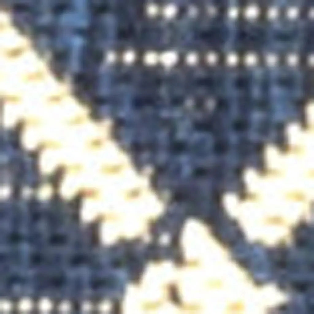 8' Navy Blue And Beige Trellis Indoor Outdoor Runner Rug Homeroots Outdoor