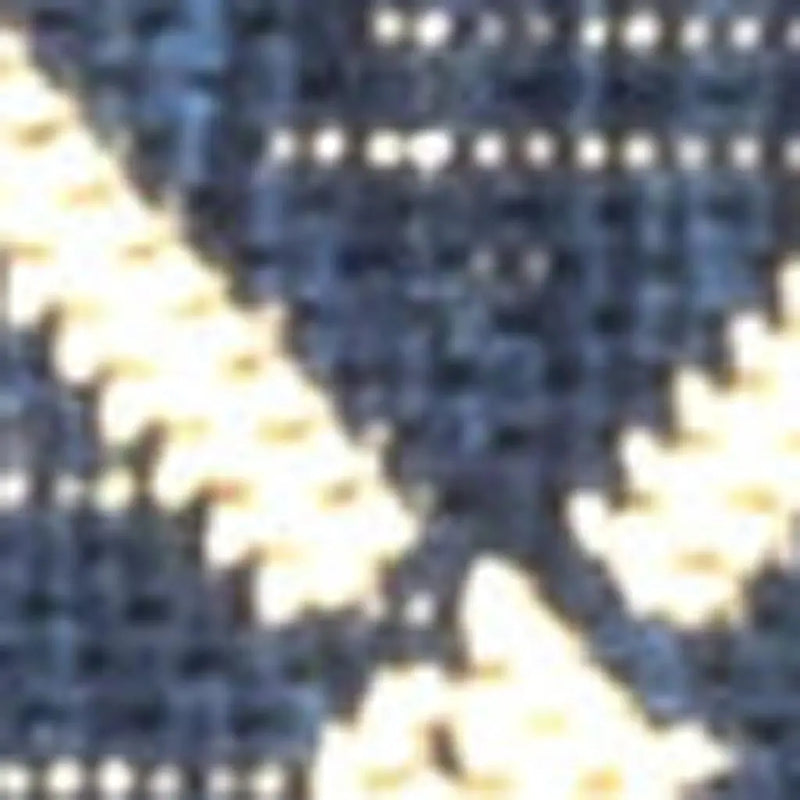8' Navy Blue And Beige Trellis Indoor Outdoor Runner Rug Homeroots Outdoor