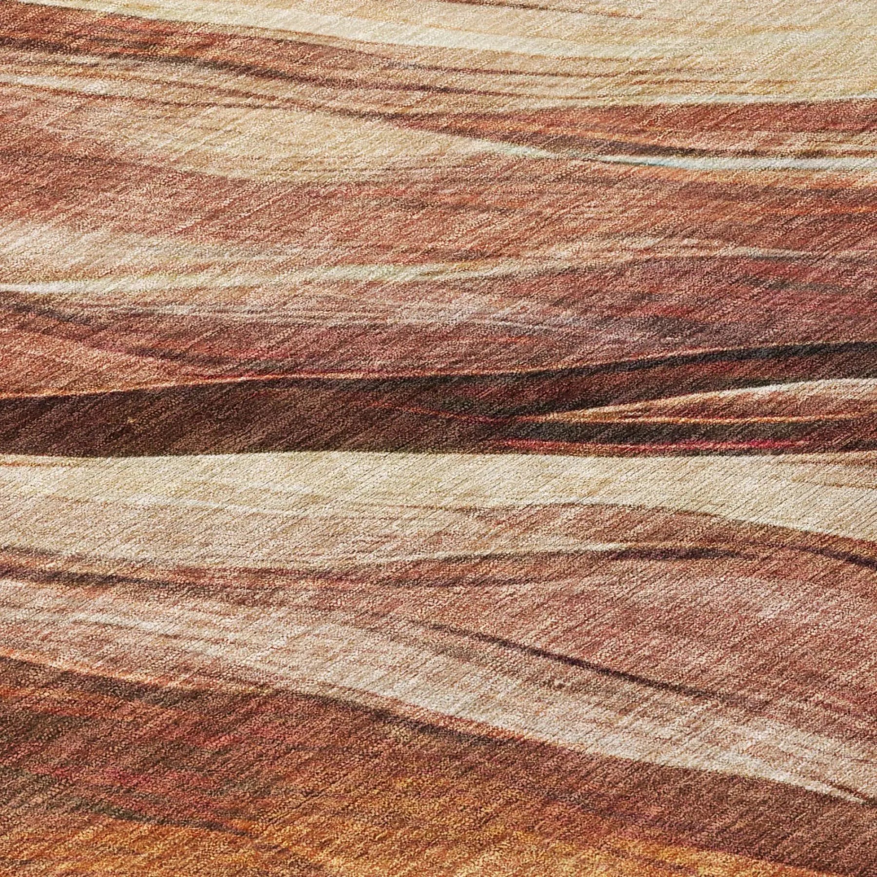 8' Orange And Burgundy Round Abstract Washable Indoor Outdoor Area Rug Homeroots Outdoor