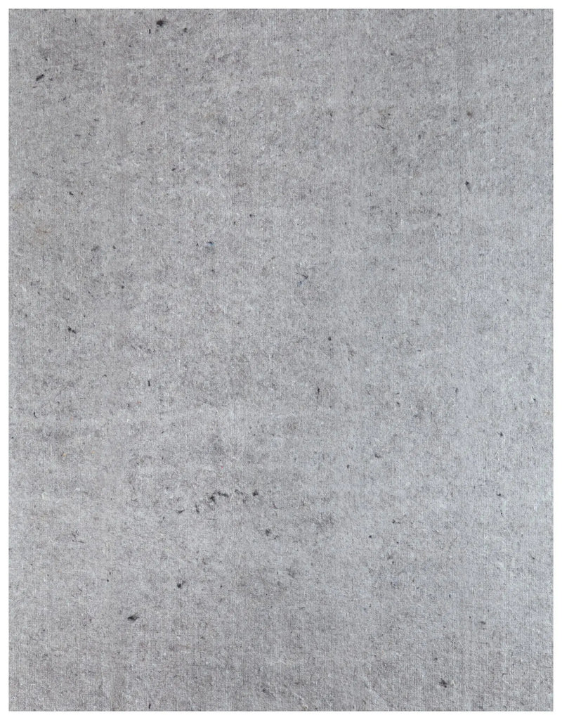8' Round Gray And Black Non Slip Rug Pad Homeroots Home Decor