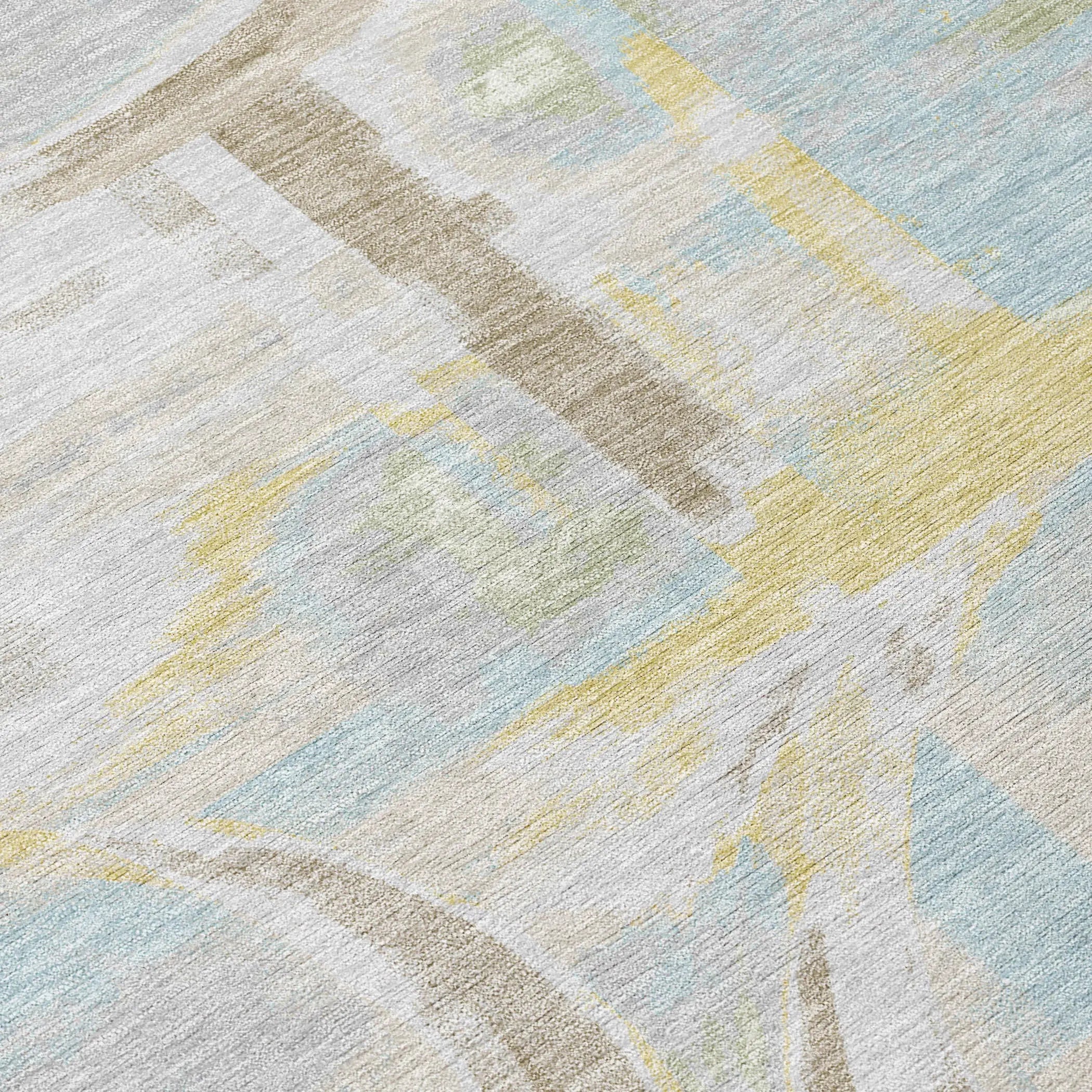 8' Silver And Gray Round Abstract Washable Indoor Outdoor Area Rug Homeroots Outdoor