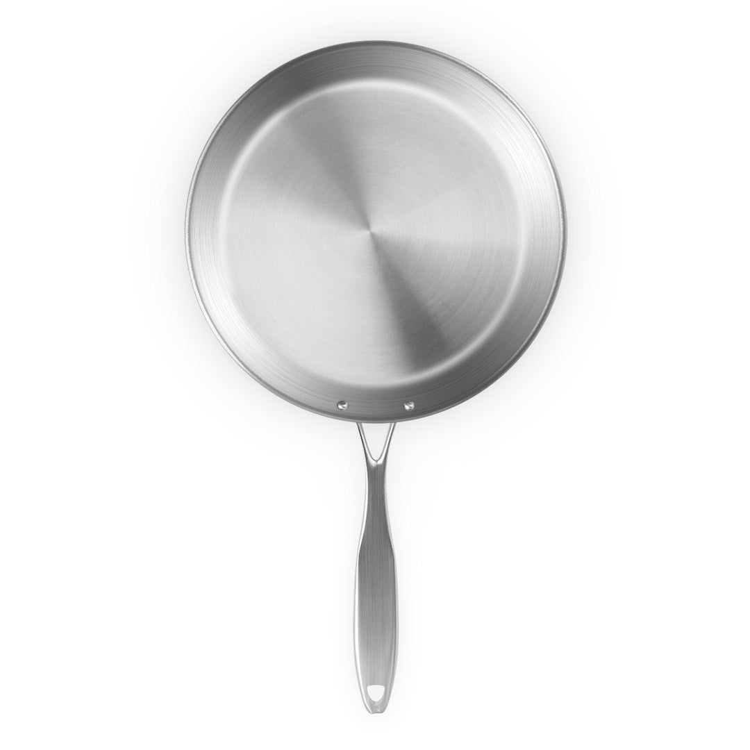 8" Silver Stainless Steel Frying Pan Homeroots Kitchen & Dining