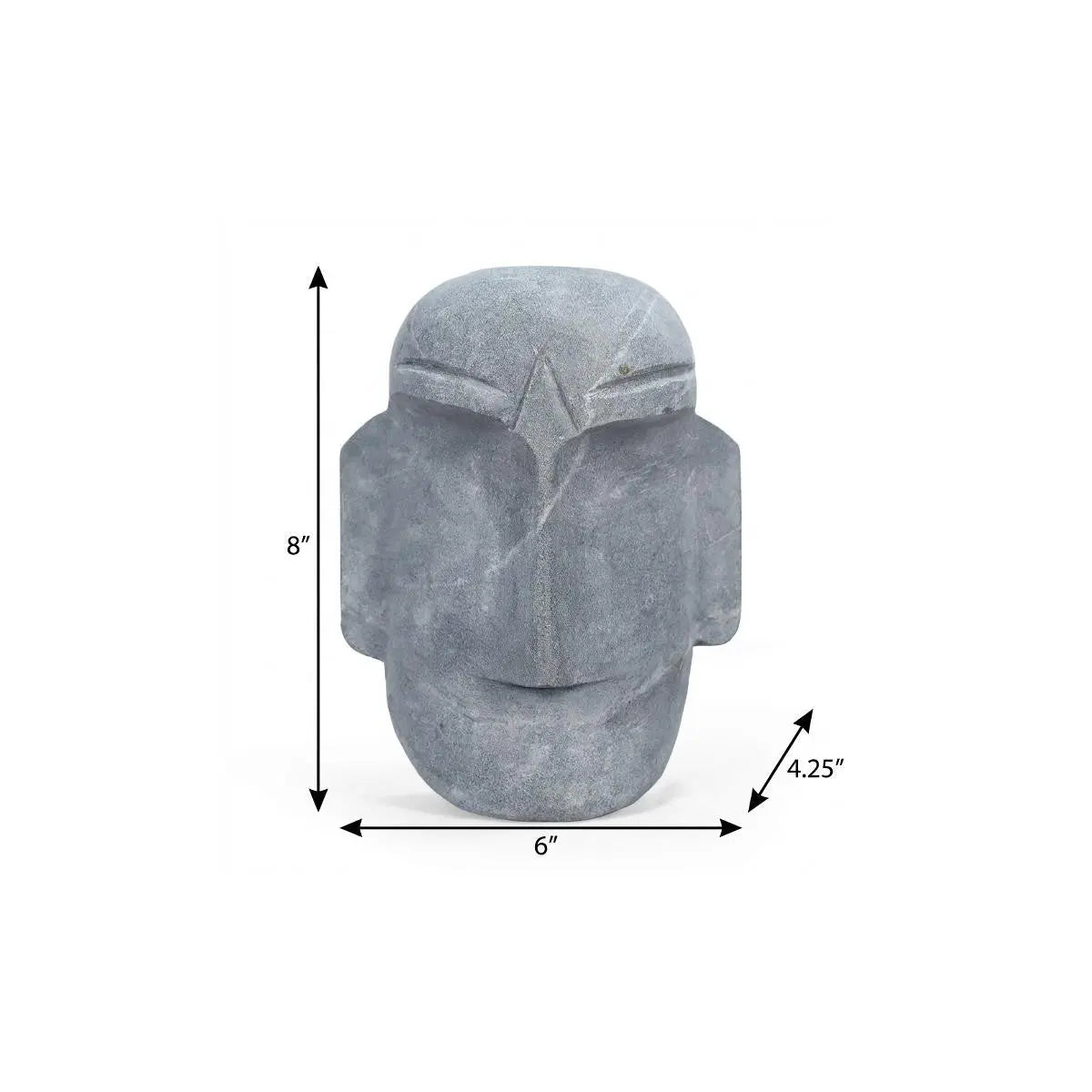 8" Stone Stone Figurine Homeroots Home Decor