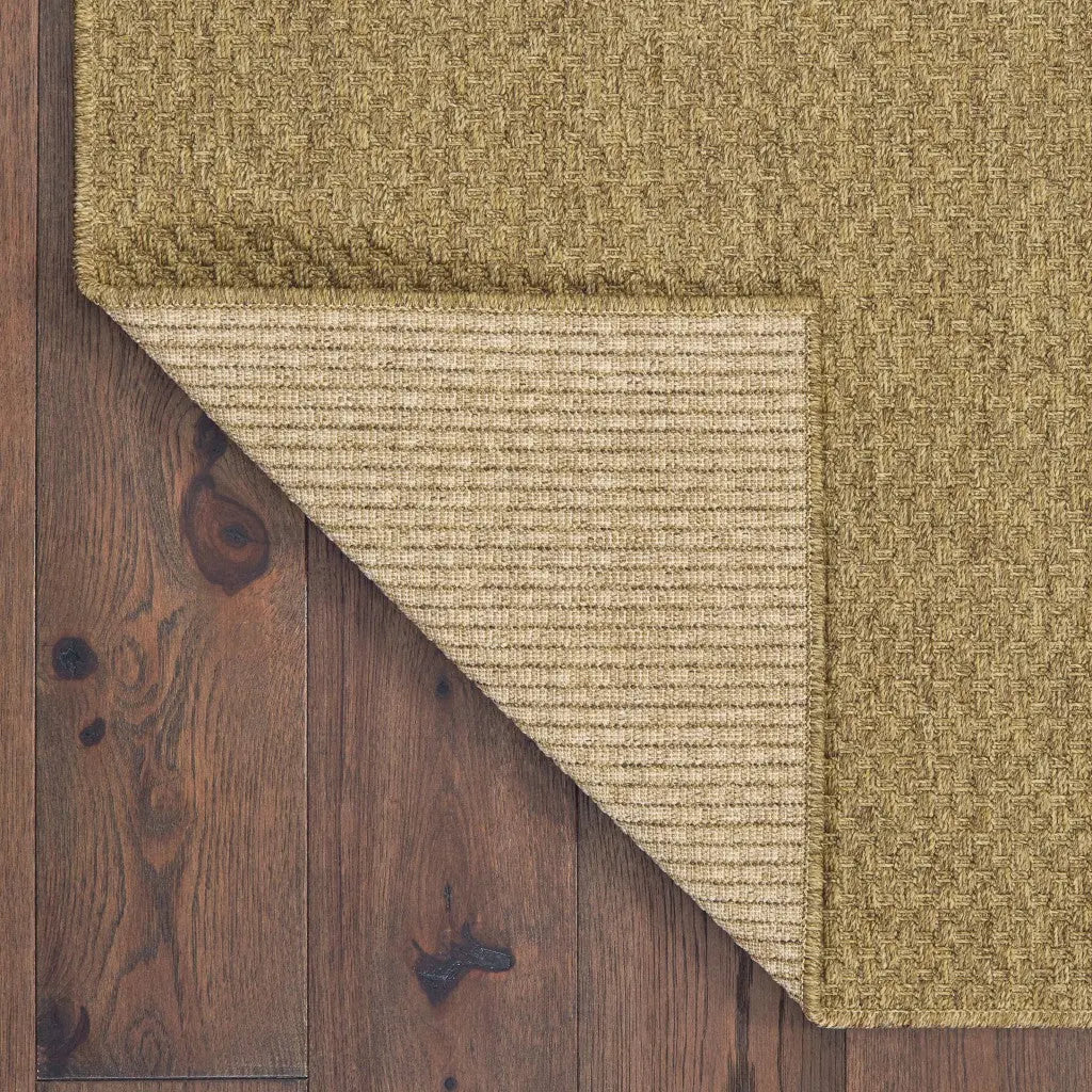 8' Tan Indoor Outdoor Runner Rug Homeroots Outdoor