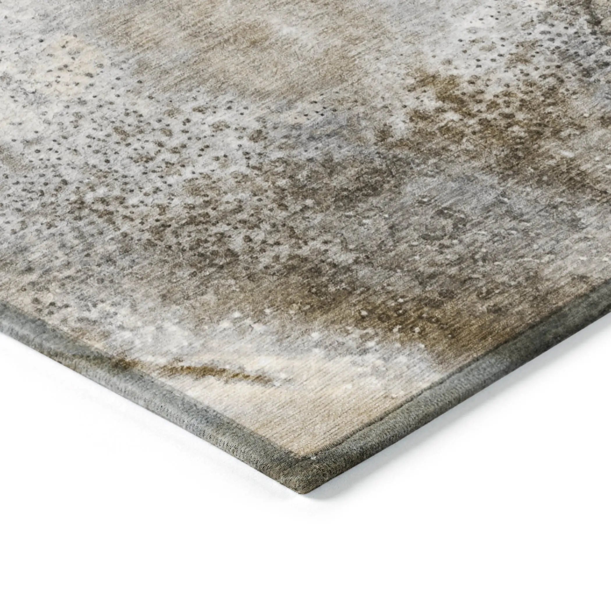 8' X 10' Beige Abstract Washable Non Skid Indoor Outdoor Area Rug Homeroots Outdoor