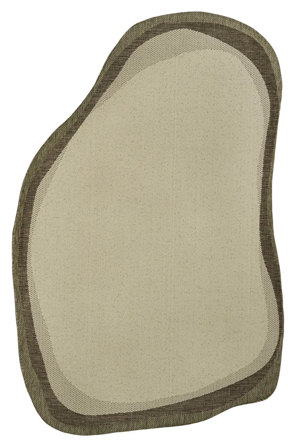 8' X 10' Beige And Brown Abstract Indoor Outdoor Area Rug Homeroots Outdoor