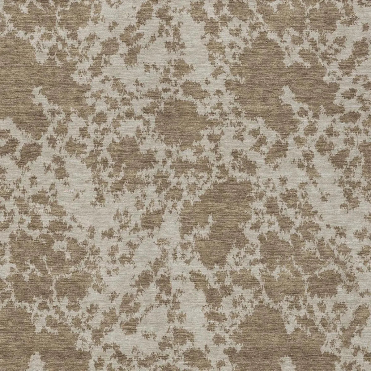 8' X 10' Beige And Brown Abstract Washable Indoor Outdoor Area Rug Homeroots Outdoor