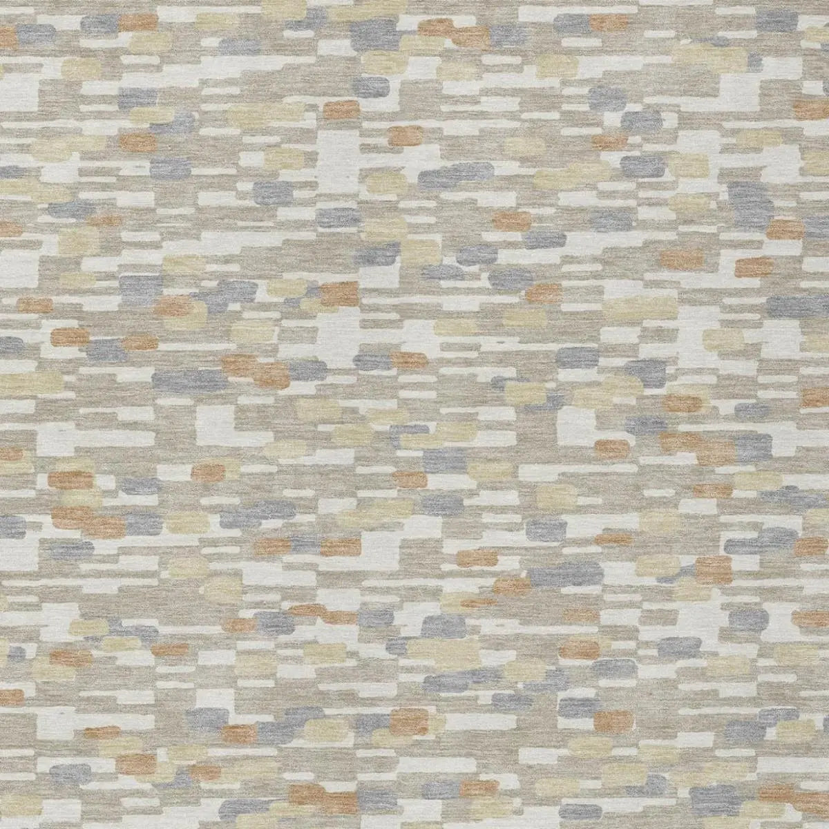 8' X 10' Beige And Brown Geometric Washable Indoor Outdoor Area Rug Homeroots Outdoor