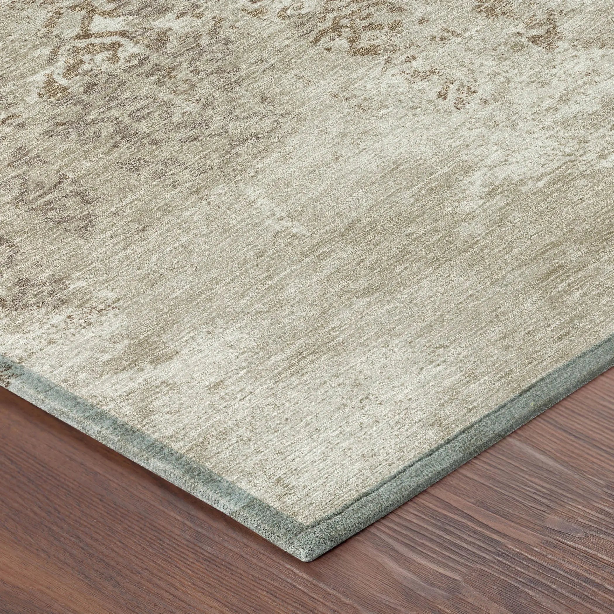 8' X 10' Beige And Gray Oriental Washable Indoor Outdoor Area Rug Homeroots Outdoor
