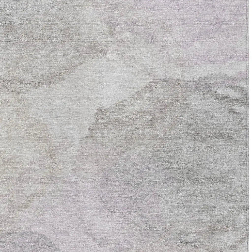 8' X 10' Beige And Ivory Abstract Washable Indoor Outdoor Area Rug Homeroots Outdoor