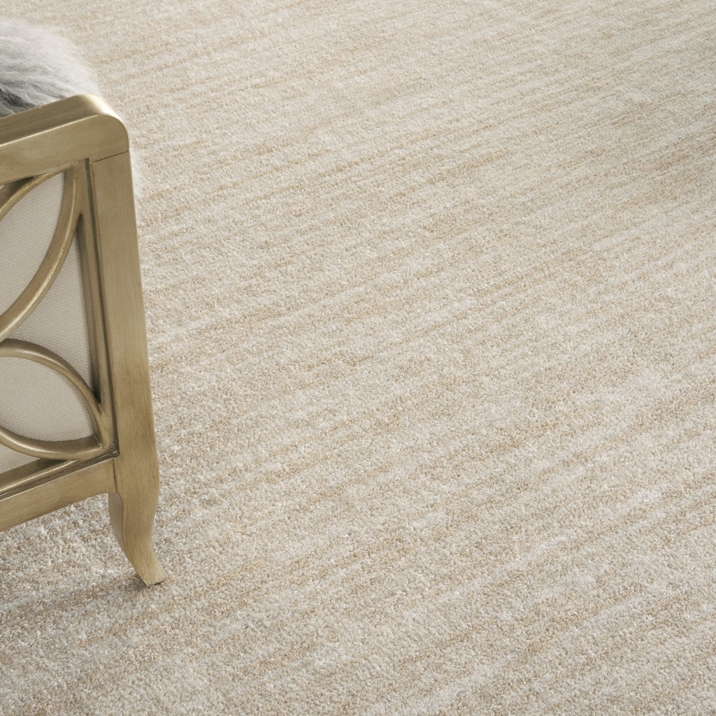 8' X 10' Beige And Ivory Indoor Outdoor Area Rug - GreatEagleInc