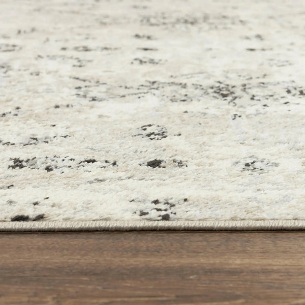8' X 10' Beige Black And Ivory Oriental Area Rug Homeroots Home Decor