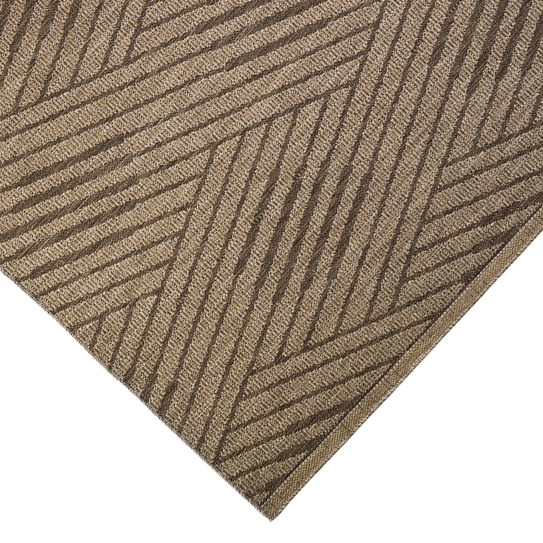 8' X 10' Beige Geometric Stain Resistant Indoor Outdoor Area Rug Homeroots Outdoor