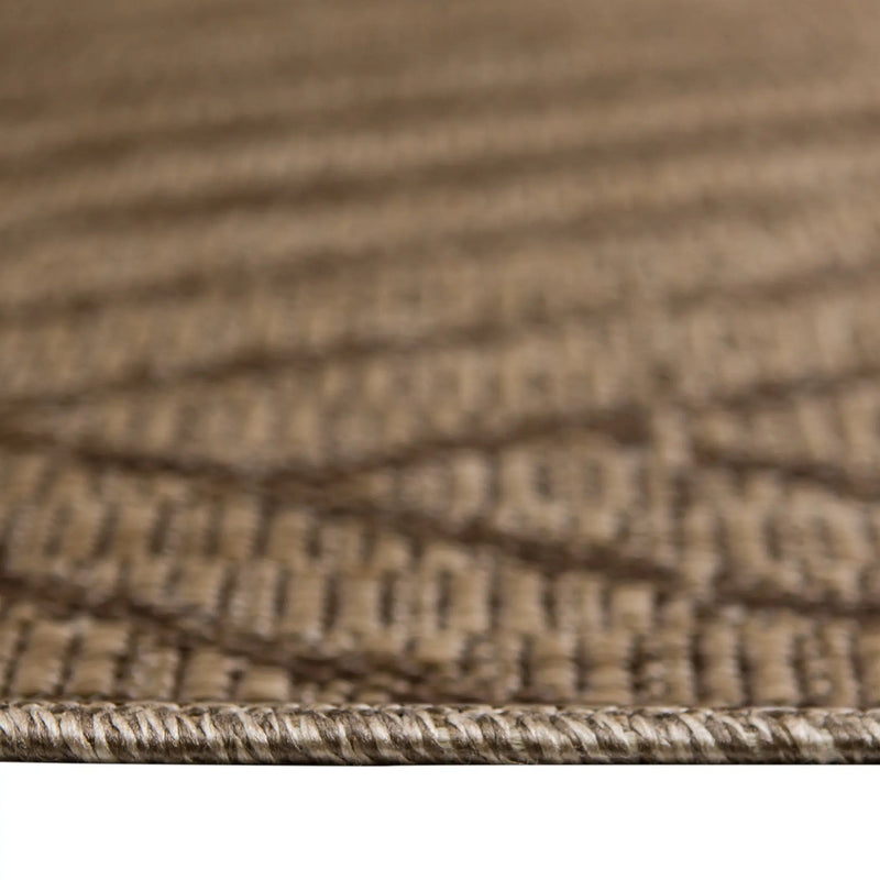 8' X 10' Beige Geometric Stain Resistant Indoor Outdoor Area Rug Homeroots Outdoor