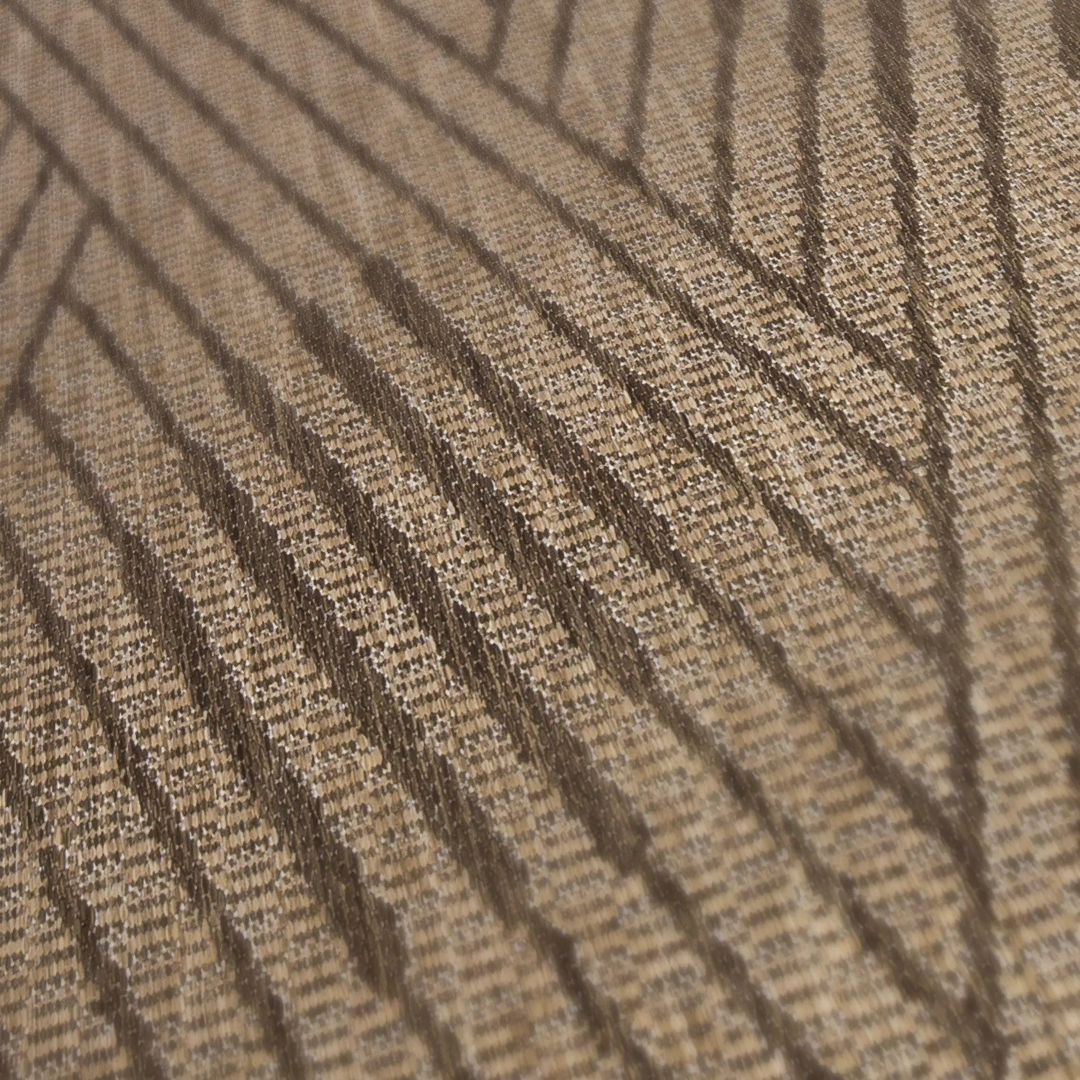 8' X 10' Beige Geometric Stain Resistant Indoor Outdoor Area Rug Homeroots Outdoor
