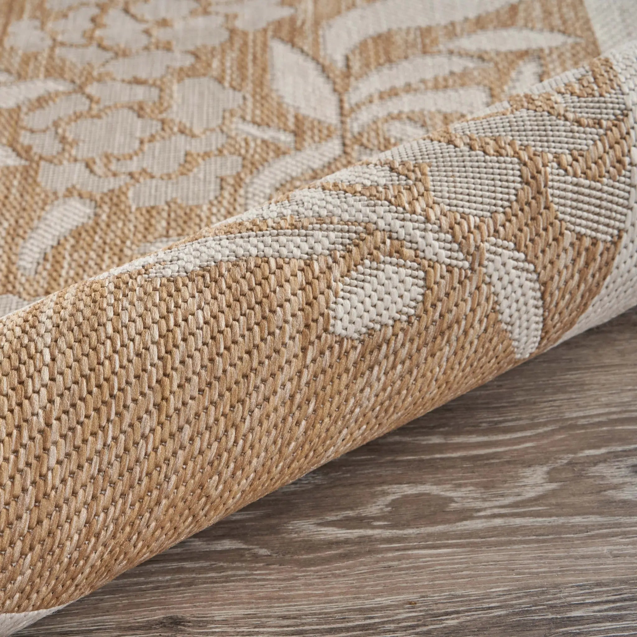 8' X 10' Beige Indoor Outdoor Area Rug Homeroots Outdoor
