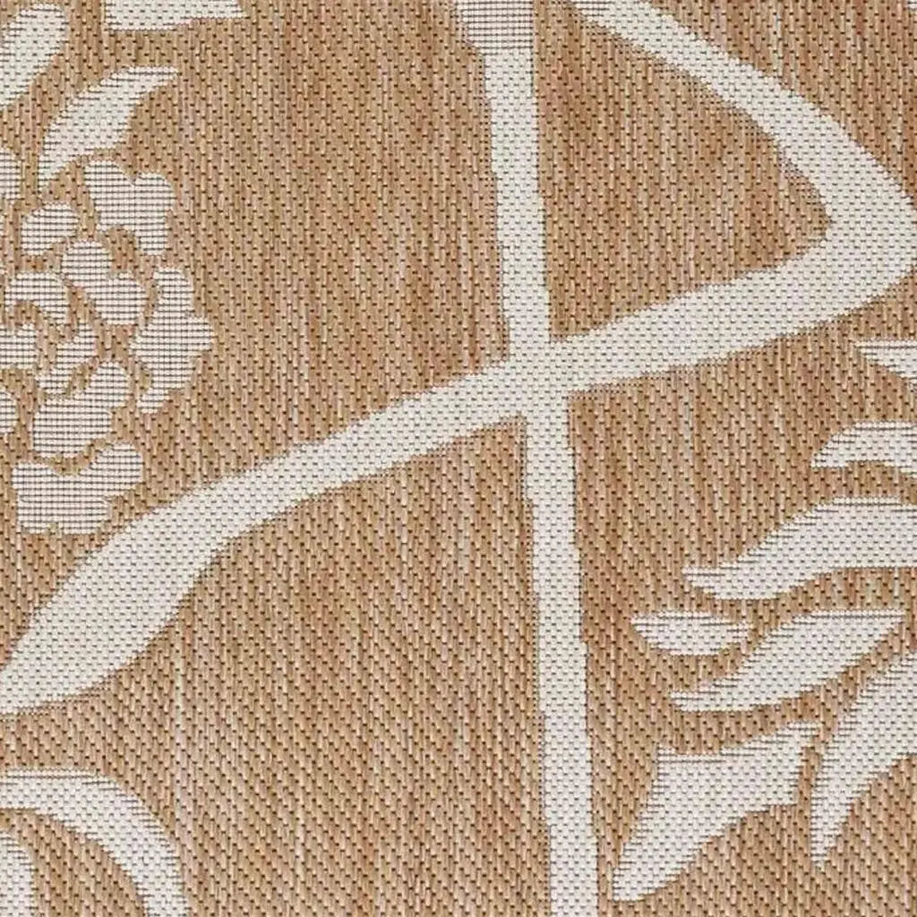8' X 10' Beige Indoor Outdoor Area Rug Homeroots Outdoor