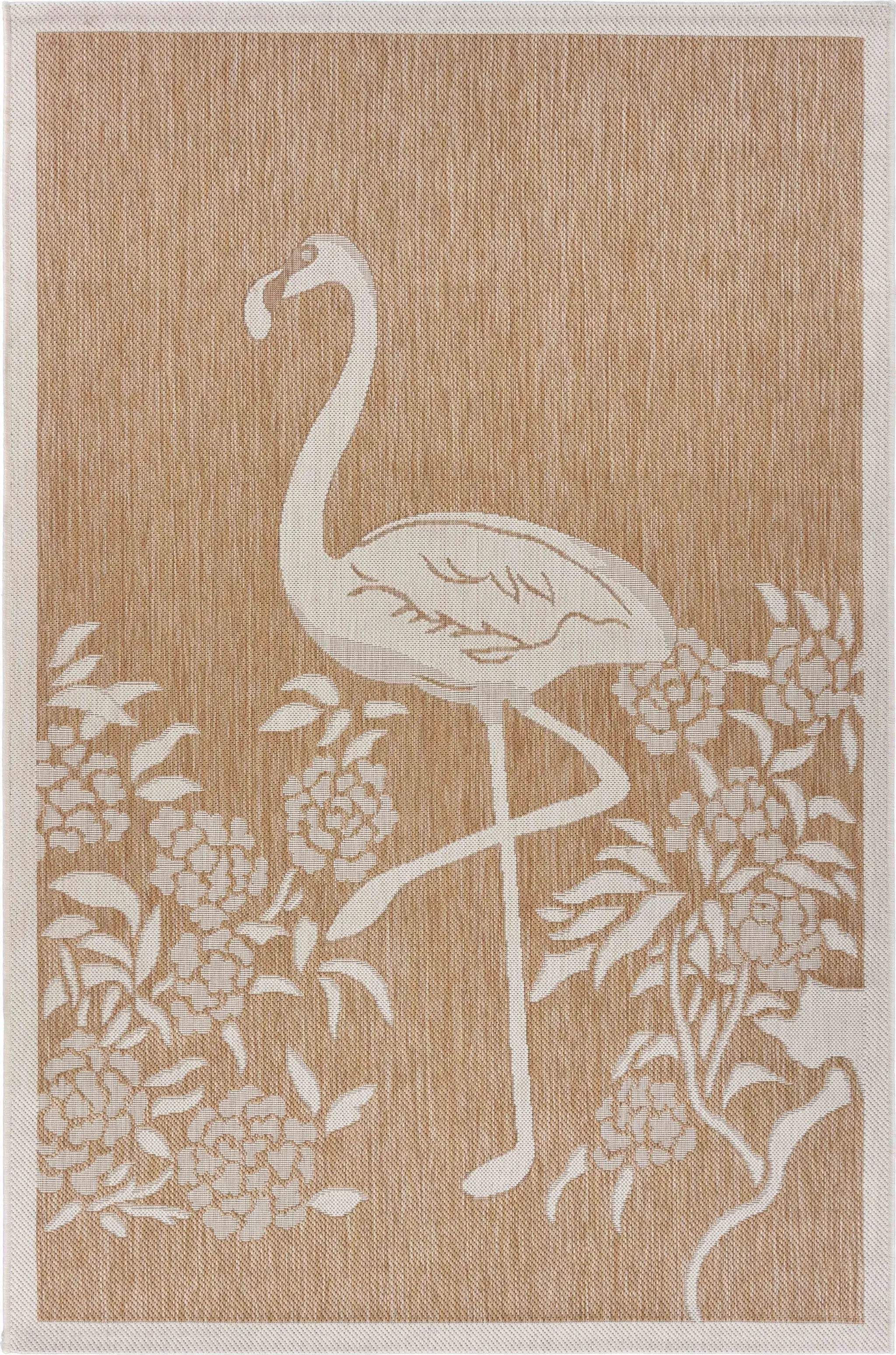 8' X 10' Beige Indoor Outdoor Area Rug Homeroots Outdoor