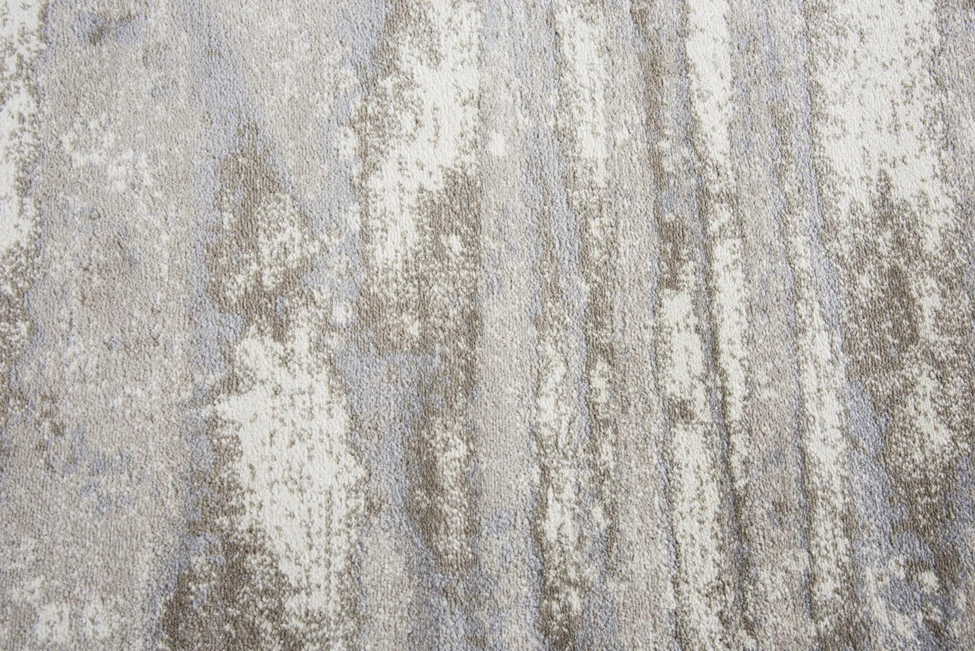 8' X 10' Beige Ivory Light Brown And Light Gray Abstract Area Rug Homeroots Home Decor